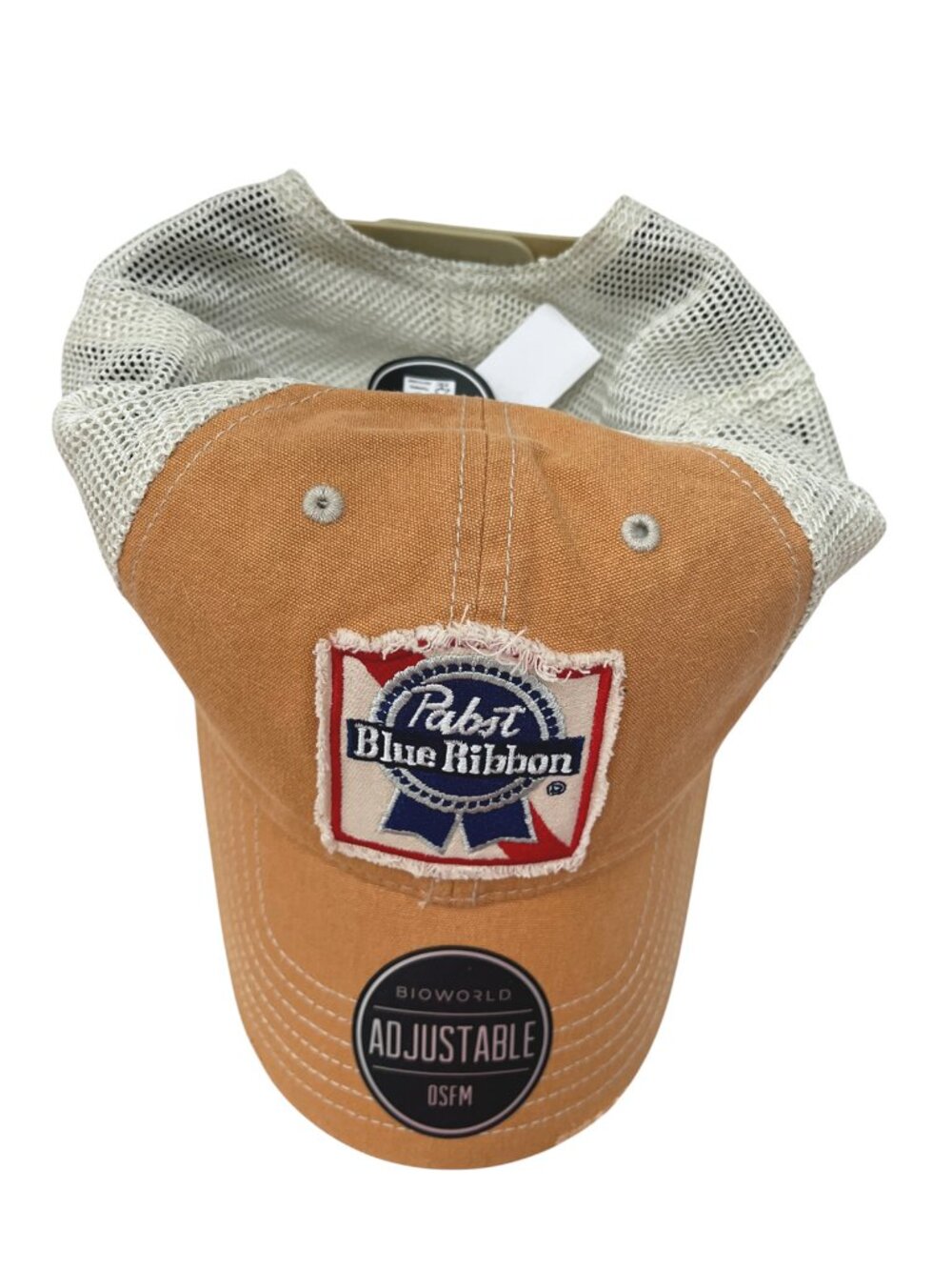 Pabst Blue Ribbon Distressed Hat NWT - Picture 7 of 11